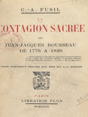 cover image of La contagion sacrée